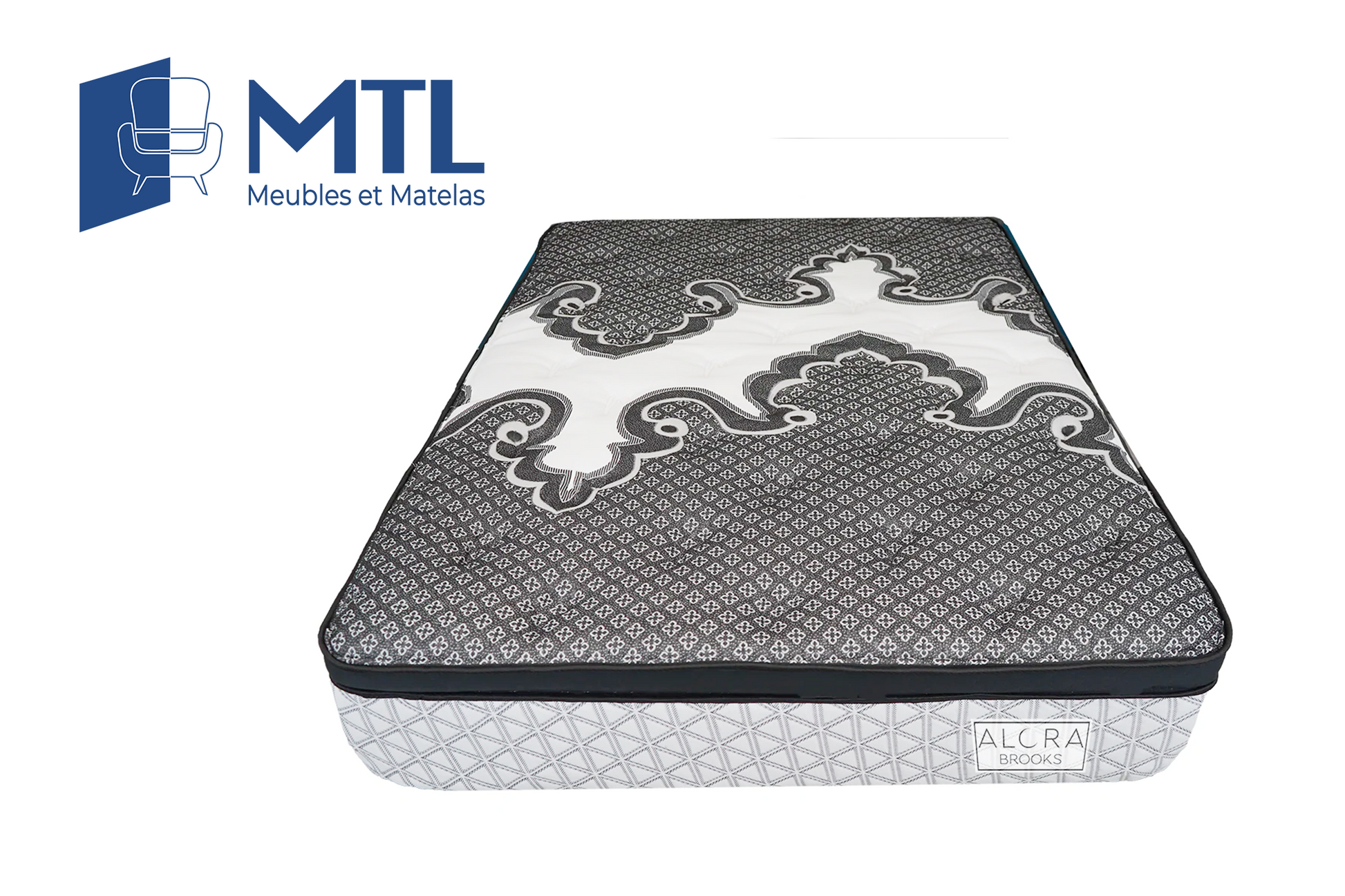 5-zone pocket coil mattress with quilted top and foam layers
