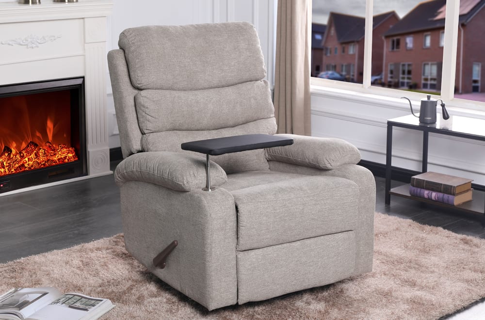 soft chocolate air leather power lift recliner with cup holders