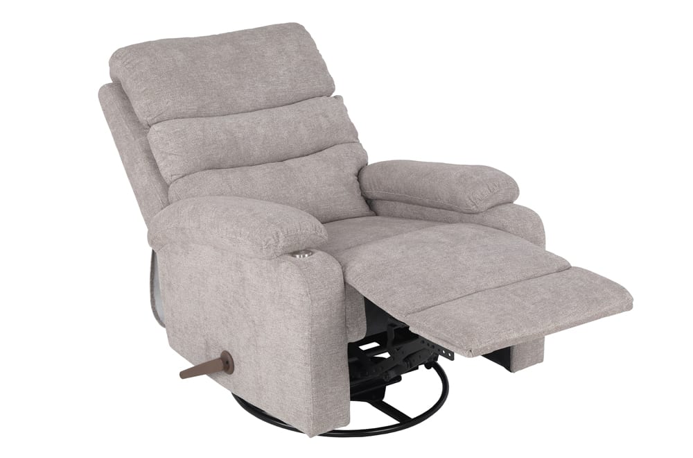 soft chocolate air leather power lift recliner with cup holders