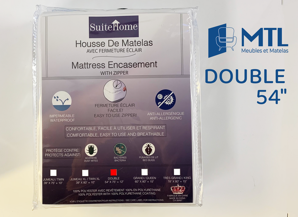 Funda protectora de colchón doble