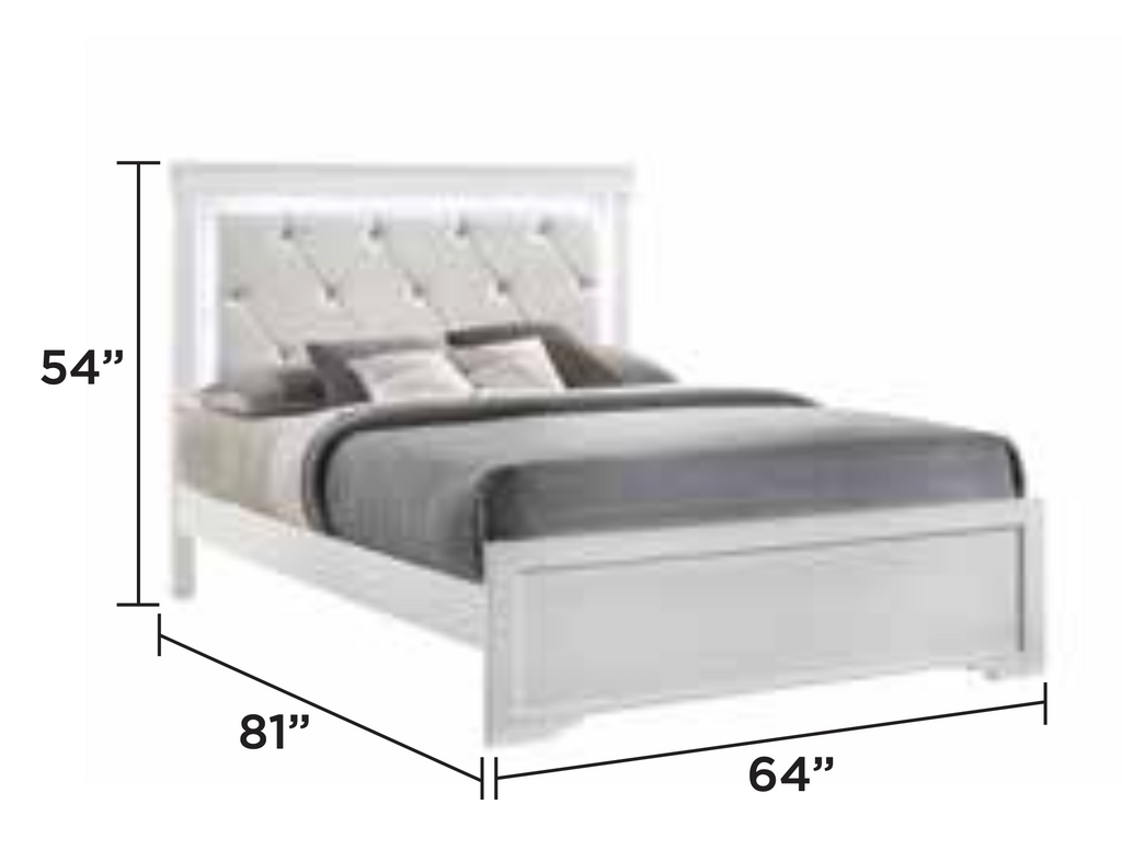 Luxury Bedroom Set Queen – White