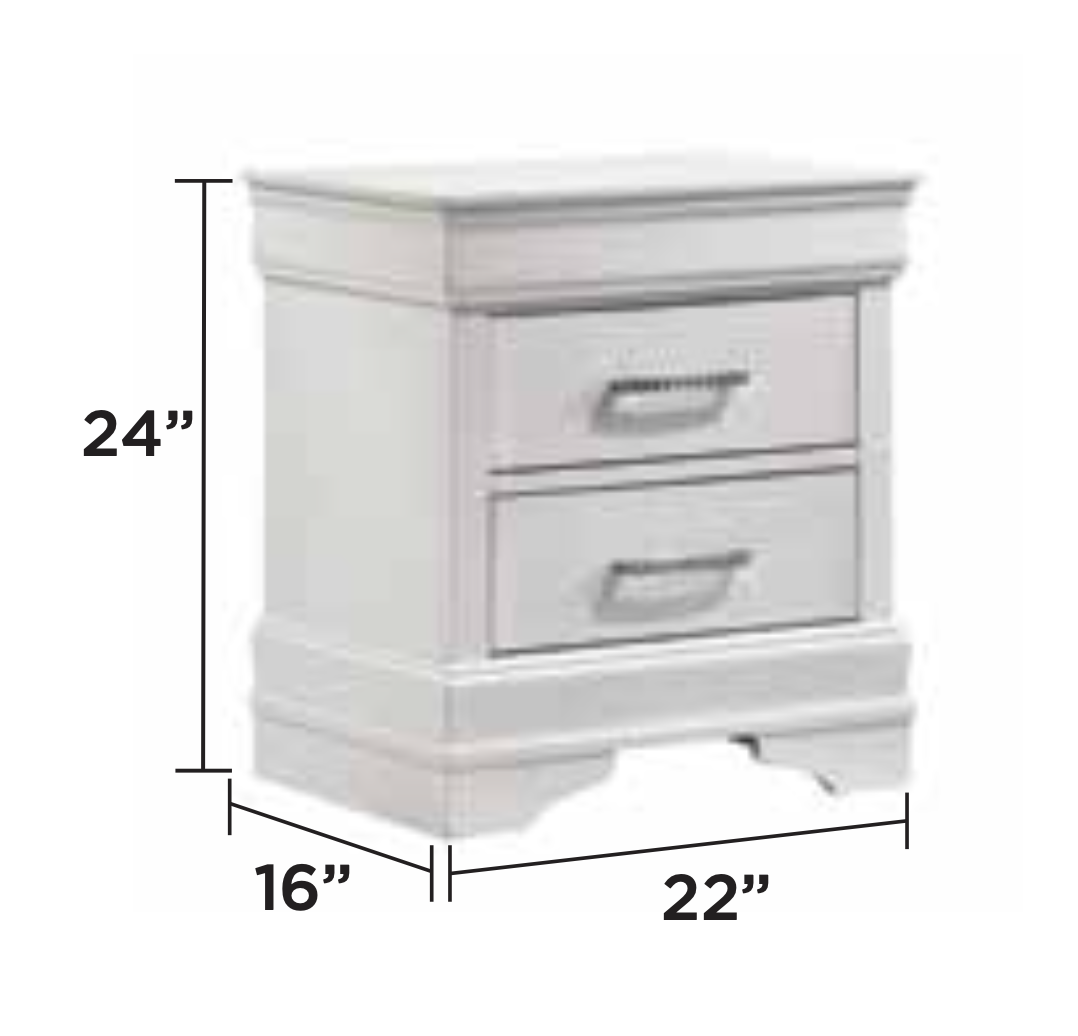 Luxury Bedroom Set Queen – White