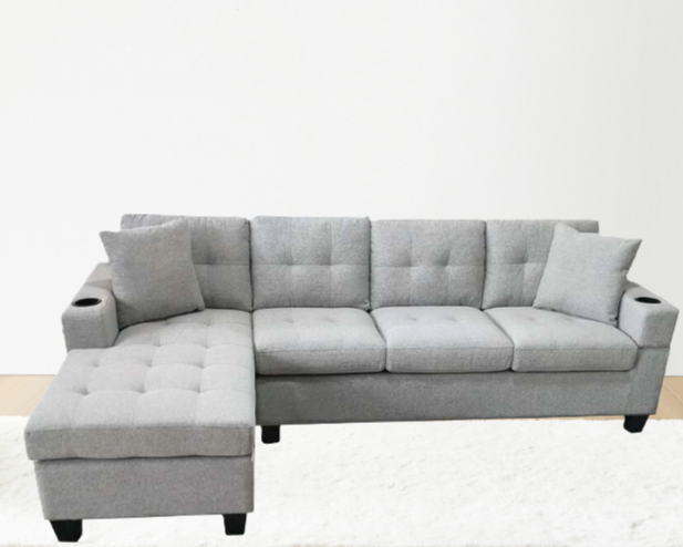 Canapé d'angle 4 places pour la toux