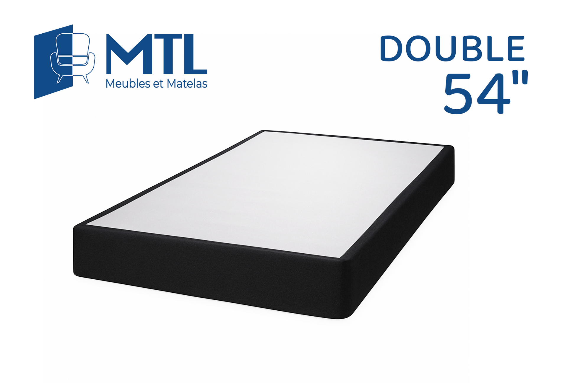Affordable box spring for mattress support / Sommier abordable pour matelas / Base económica para colchón