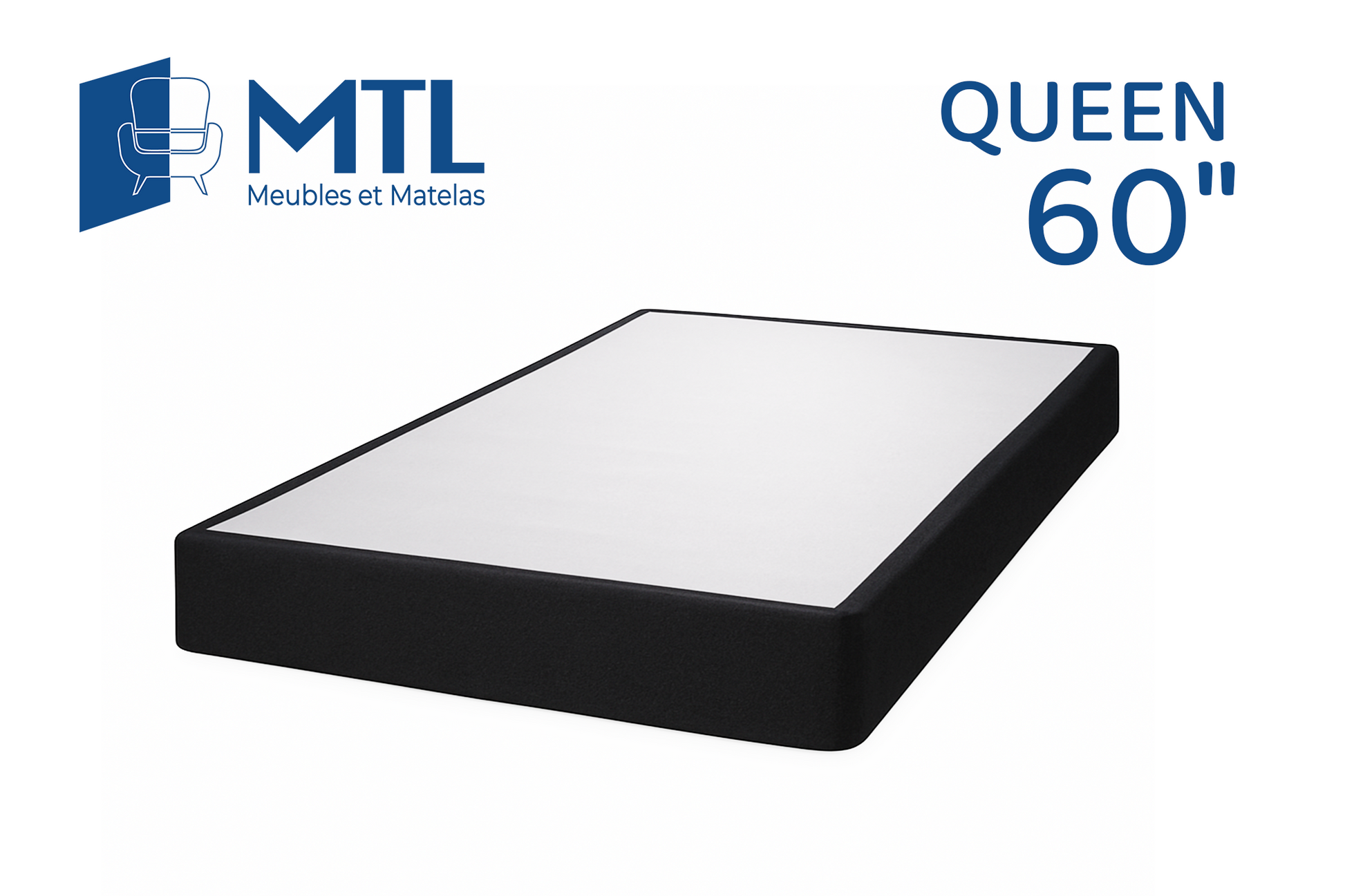 Affordable box spring for mattress support / Sommier abordable pour matelas / Base económica para colchón