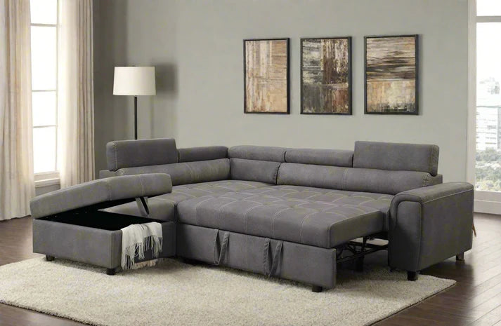 Carol sofa with bed and storage ottoman